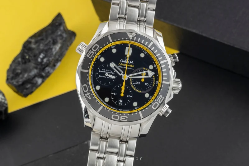 Omega Seamaster chronograph steel automatic men's watch 212.30.44.50.01.002 LP: 9300EUR [2601451]