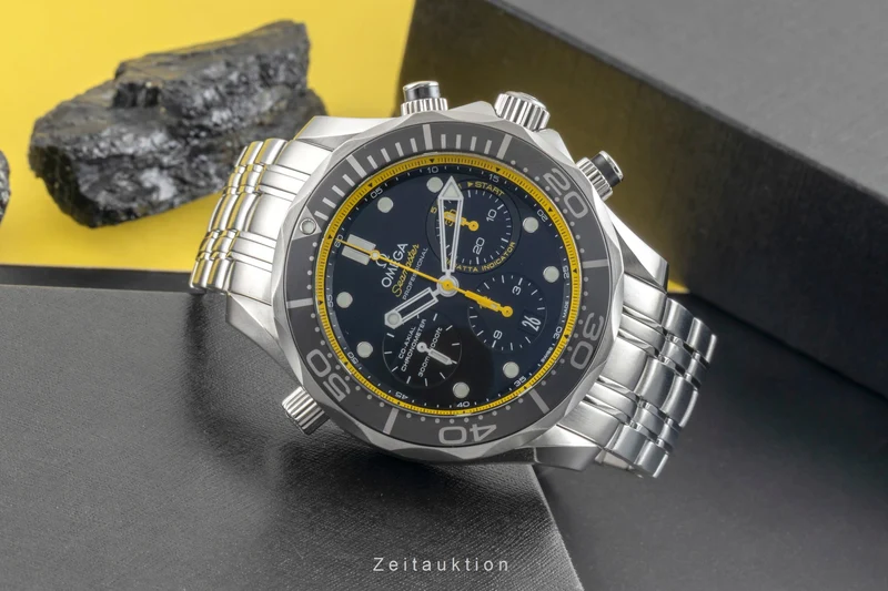 Omega Seamaster chronograph steel automatic men's watch 212.30.44.50.01.002 LP: 9300EUR [2601451]