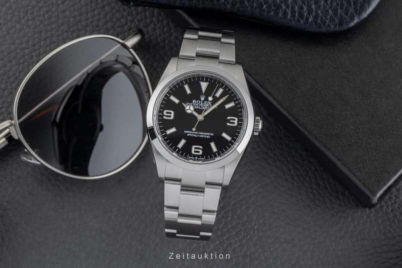 Rolex Explorer steel automatic men's watch 124270 [2601602]