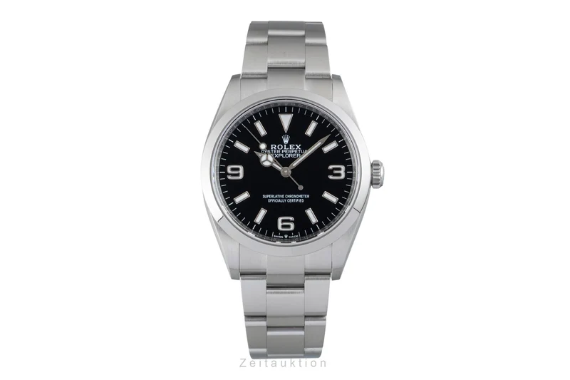 Rolex Explorer steel automatic men's watch 124270 [2601602]