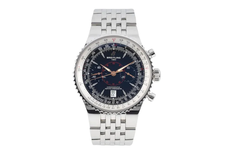 Breitling Montbrillant chronograph steel automatic men's watch A23340 [2601557]