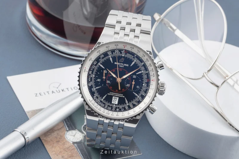 Breitling Montbrillant chronograph steel automatic men's watch A23340 [2601557]