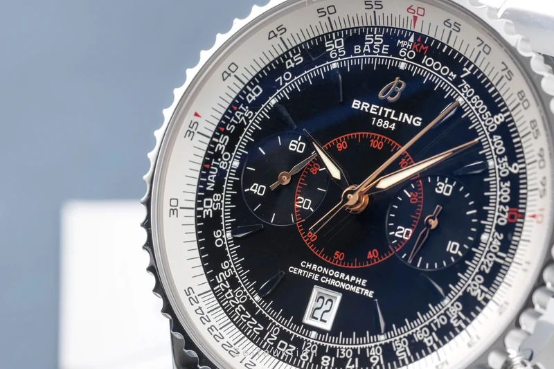 Breitling Montbrillant chronograph steel automatic men's watch A23340 [2601557]