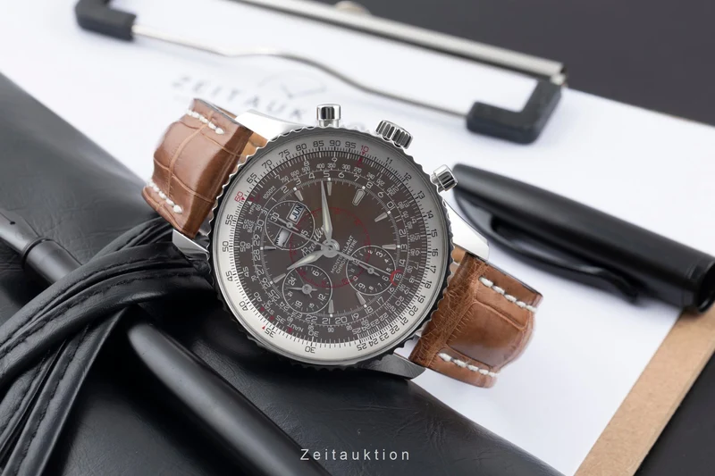 Breitling Montbrillant Datora chronograph steel automatic men's watch A21330 [2601491]