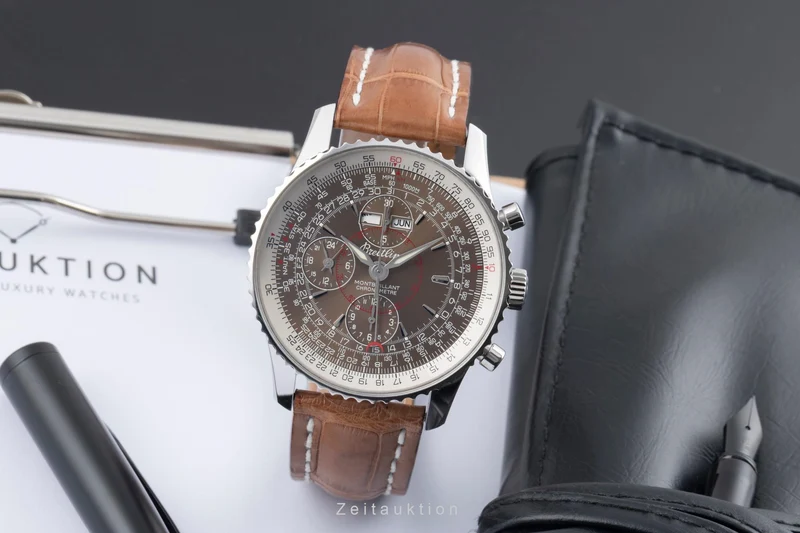 Breitling Montbrillant Datora chronograph steel automatic men's watch A21330 [2601491]