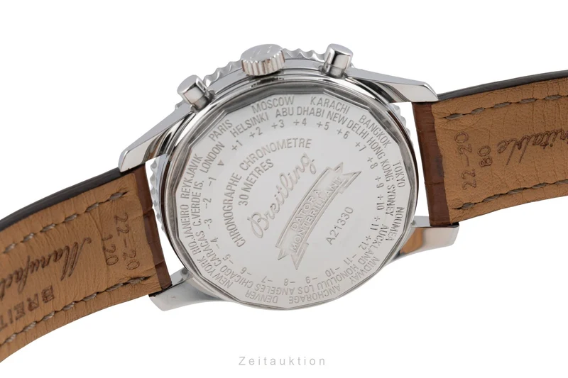 Breitling Montbrillant Datora chronograph steel automatic men's watch A21330 [2601491]