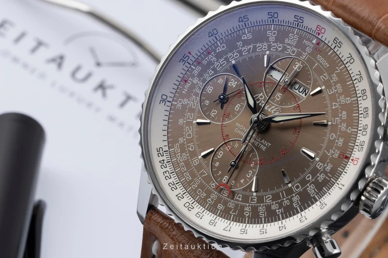 Breitling Montbrillant Datora chronograph steel automatic men's watch A21330 [2601491]