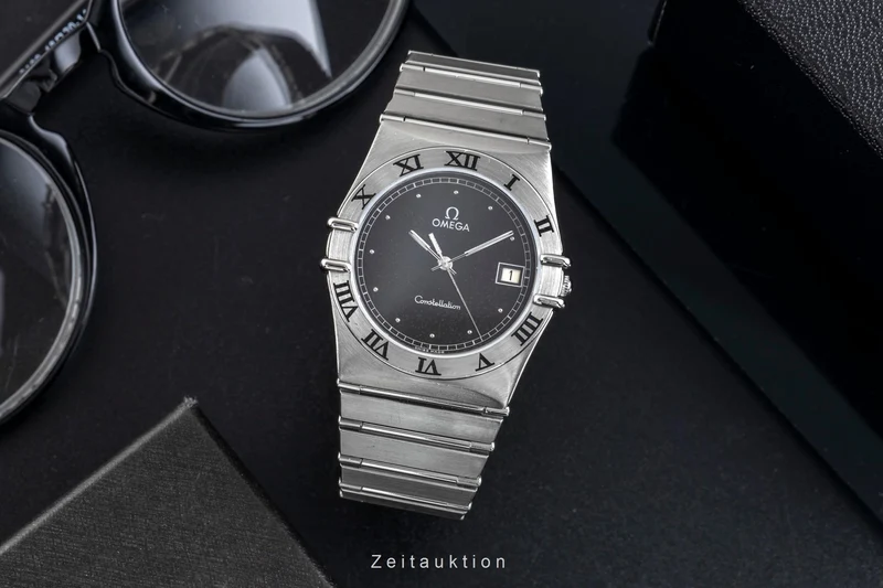 Omega Constellation steel quartz men's watch 396.1070 396.1080 Vintage [2600653]