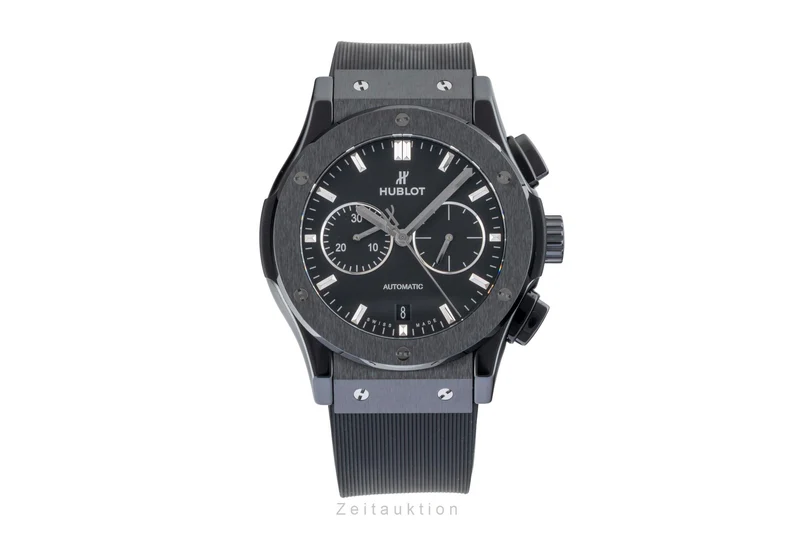 Hublot Classic Fusion chronograph ceramic / titanium automatic men's watch 541.CM.1171.RX LP: 13200EUR [2601751]