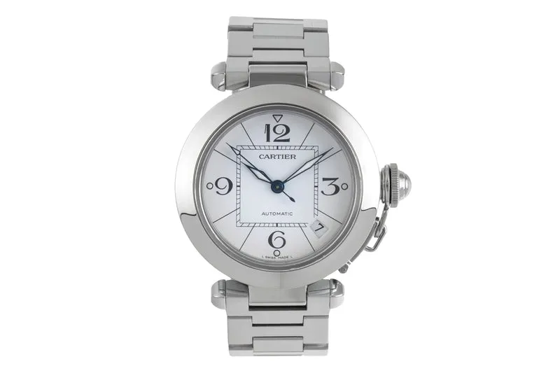Cartier Pasha steel automatic men's watch W31074M7 [2601872]