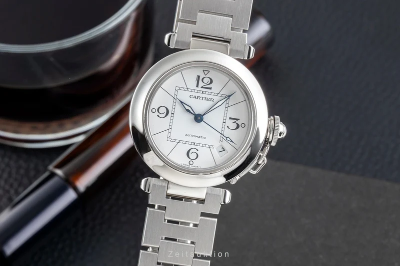 Cartier Pasha steel automatic men's watch W31074M7 [2601872]