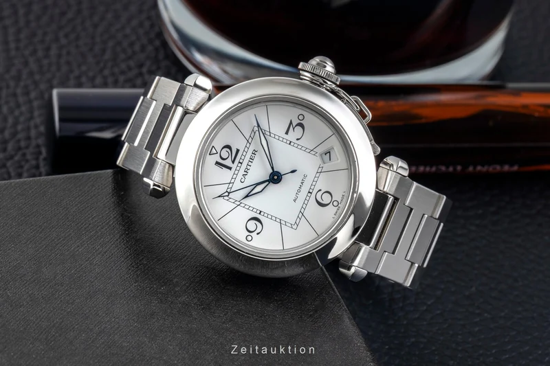 Cartier Pasha steel automatic men's watch W31074M7 [2601872]