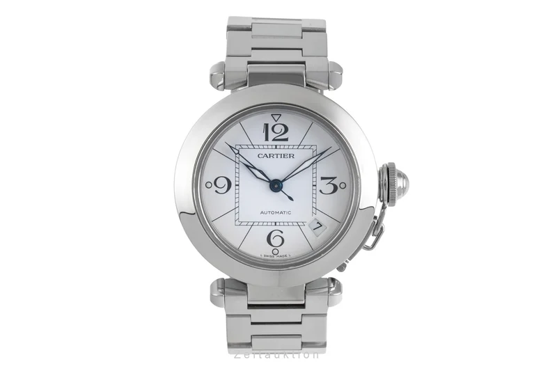Cartier Pasha steel automatic men's watch W31074M7 [2601872]