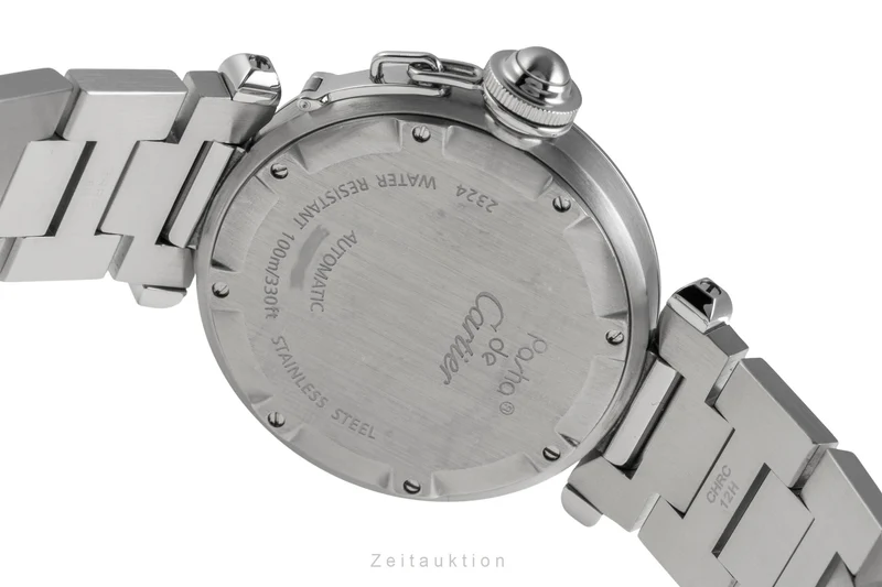Cartier Pasha steel automatic men's watch W31074M7 [2601872]