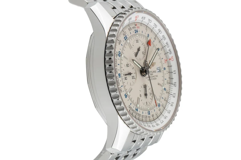 Breitling Navitimer World chronograph steel automatic men's watch A24322 [2601490]