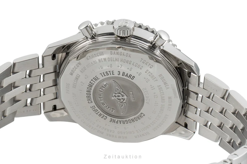 Breitling Navitimer World chronograph steel automatic men's watch A24322 [2601490]