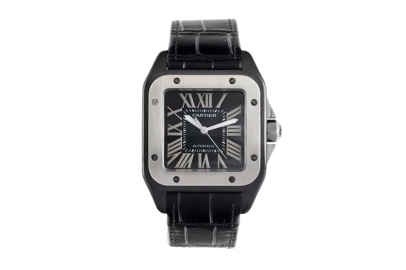 Cartier Santos 100 steel / titanium automatic men's watch W2020010 [2601649]