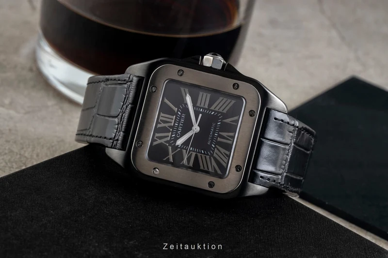 Cartier Santos 100 steel / titanium automatic men's watch W2020010 [2601649]