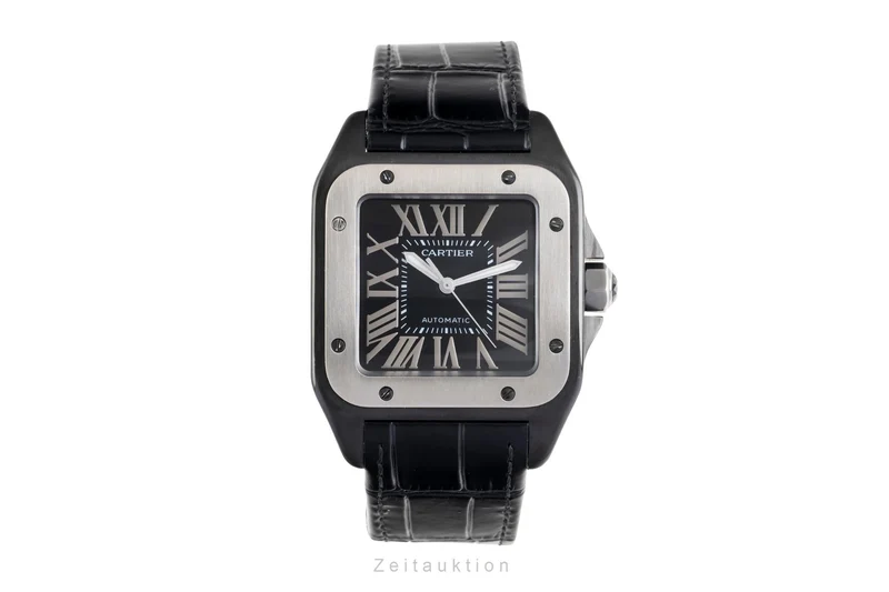 Cartier Santos 100 steel / titanium automatic men's watch W2020010 [2601649]