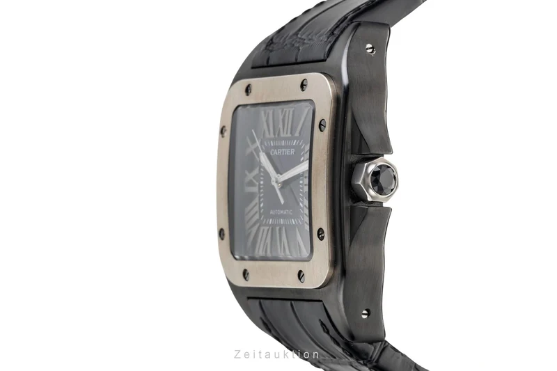 Cartier Santos 100 steel / titanium automatic men's watch W2020010 [2601649]