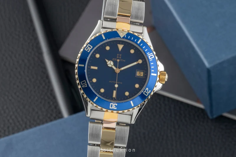 Zenith Rainbow gilt / steel automatic men's watch 59.0210.462 [2601279]