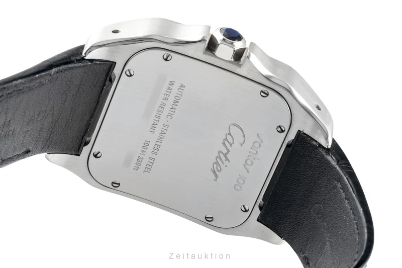 Cartier Santos 100 steel automatic men's watch 2656 [2601532]