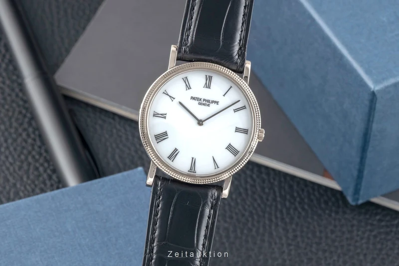 Patek Philippe Calatrava 18 ct white gold manual winding men's watch 3520/D [2601561]