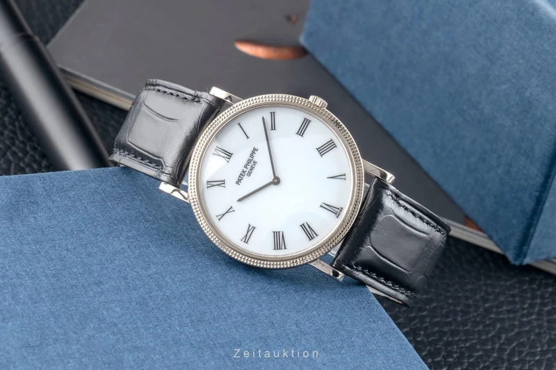 Patek Philippe Calatrava 18 ct white gold manual winding men's watch 3520/D [2601561]