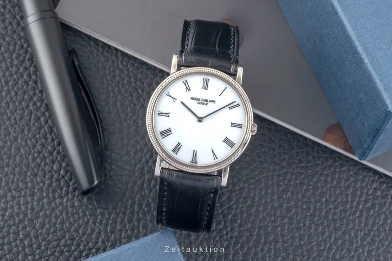 Patek Philippe Calatrava 18 ct white gold manual winding men's watch 3520/D [2601561]