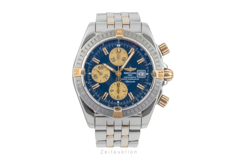 Breitling Chronomat chronograph steel / gold automatic men's watch B13356 [2601596]