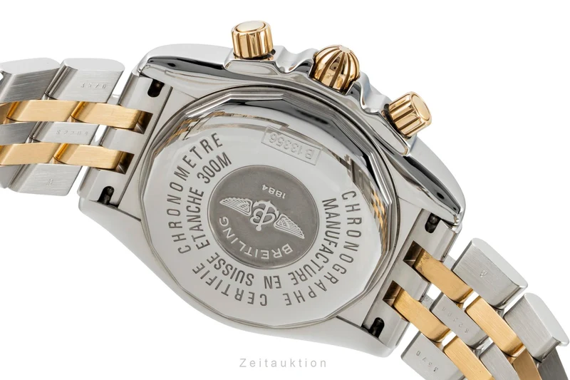 Breitling Chronomat chronograph steel / gold automatic men's watch B13356 [2601596]