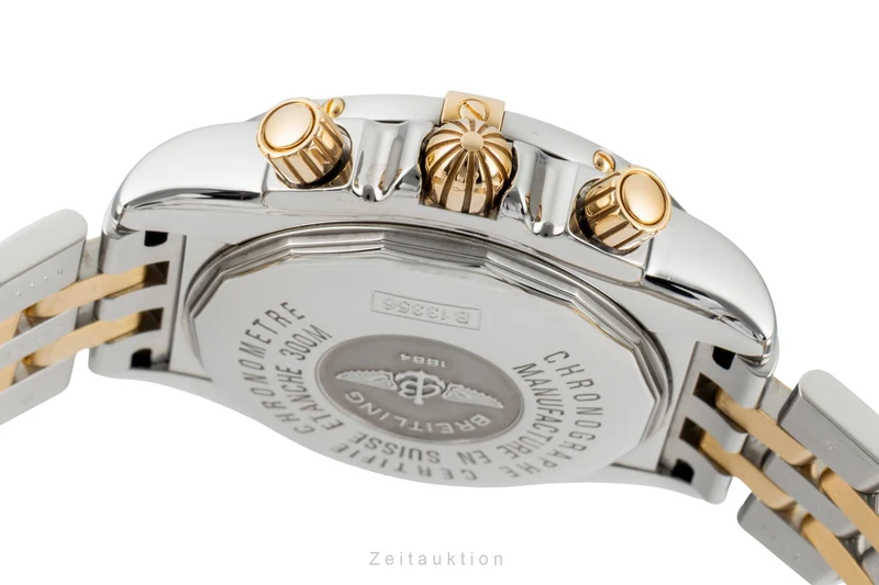 Breitling Chronomat chronograph steel / gold automatic men's watch B13356 [2601596]