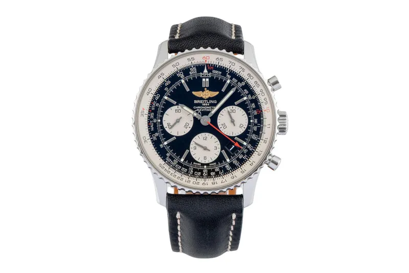 Breitling Navitimer 01 chronograph steel automatic men's watch AB0120 [2601545]