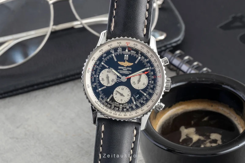 Breitling Navitimer 01 chronograph steel automatic men's watch AB0120 [2601545]