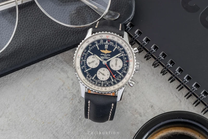 Breitling Navitimer 01 chronograph steel automatic men's watch AB0120 [2601545]