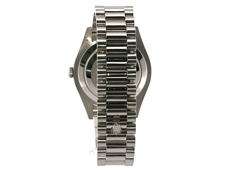 Rolex Day-Date II 218239 Weißgold Blau Arabisch aus 2013 LC100
