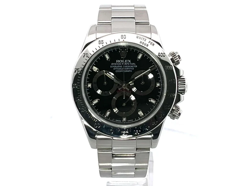 Rolex Daytona Edelstahl 116520 Schwarz G-Serial