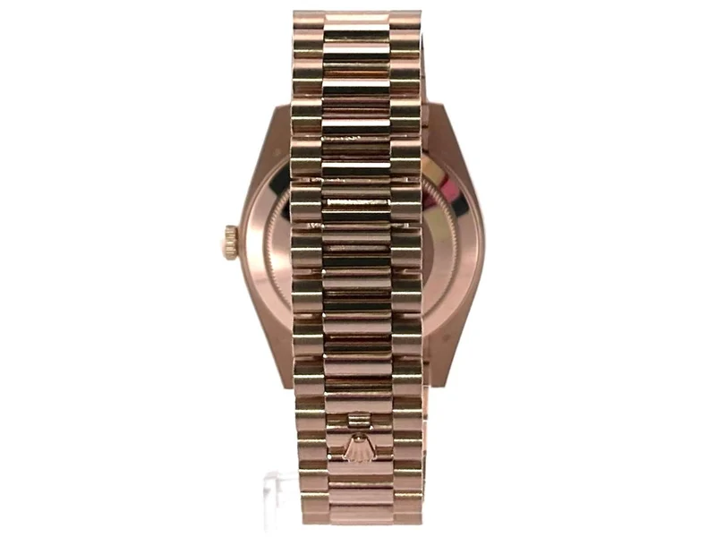 Rolex Day-Date 40 Everose-Gold 228235 Olive R aus 2020 ungetragen