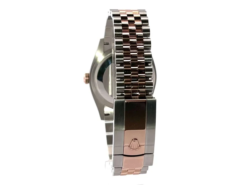 Rolex Datejust 36 126281RBR Silber Riffelmuster Jubile-Band