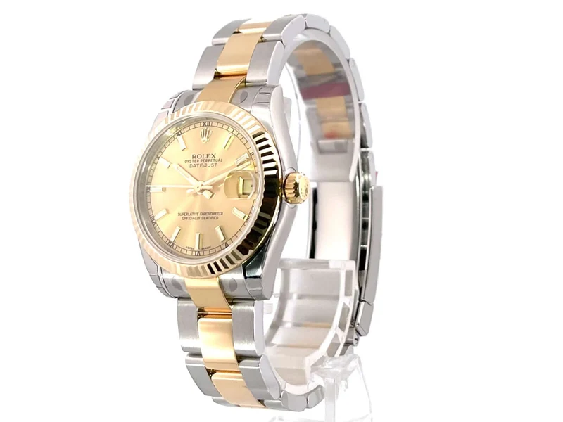 Rolex Datejust 31 Edelstahl Gelbgold 178273 Champagner