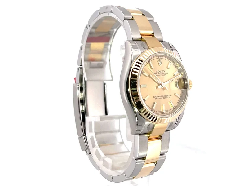 Rolex Datejust 31 Edelstahl Gelbgold 178273 Champagner