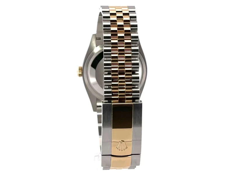 Rolex Datejust 36 126233 Golden Palmenmuster Diamant Jubile-Band
