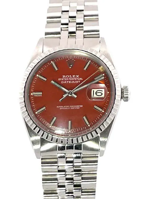 Rolex Datejust 36 Ref. 1603 Orange Jubile-Band