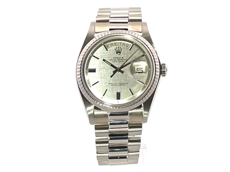 Rolex Day-Date 36 Weißgold 1803 Silber Index