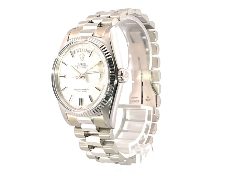 Rolex Day-Date 36 Weißgold 1803 Silber Index