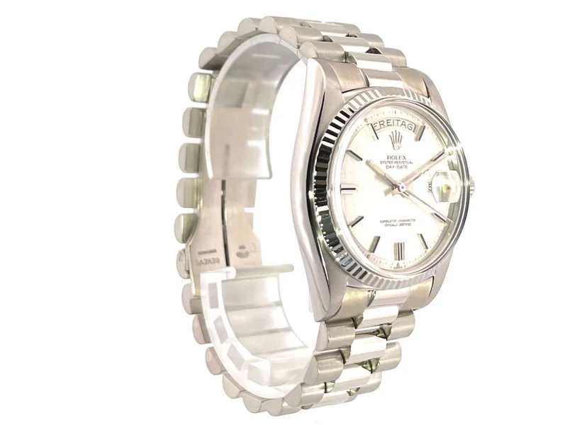 Rolex Day-Date 36 Weißgold 1803 Silber Index