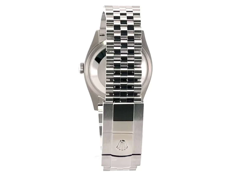 Rolex Datejust 36 Oystersteel Weißgold 126234 Oliv Palmen Diamant Jubile-Band