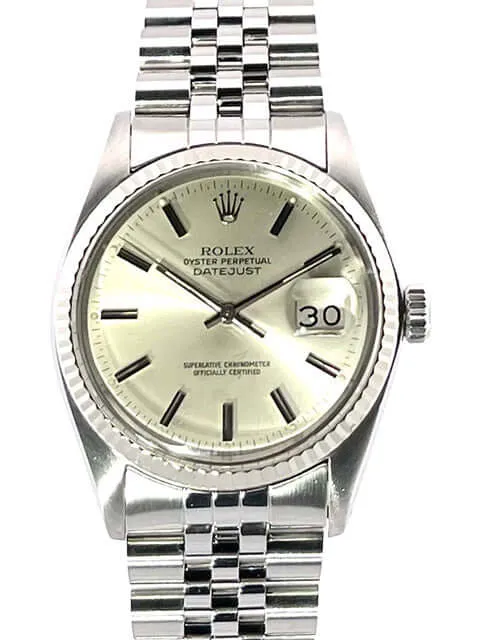 Rolex Datejust 36 Silber Index 16014
