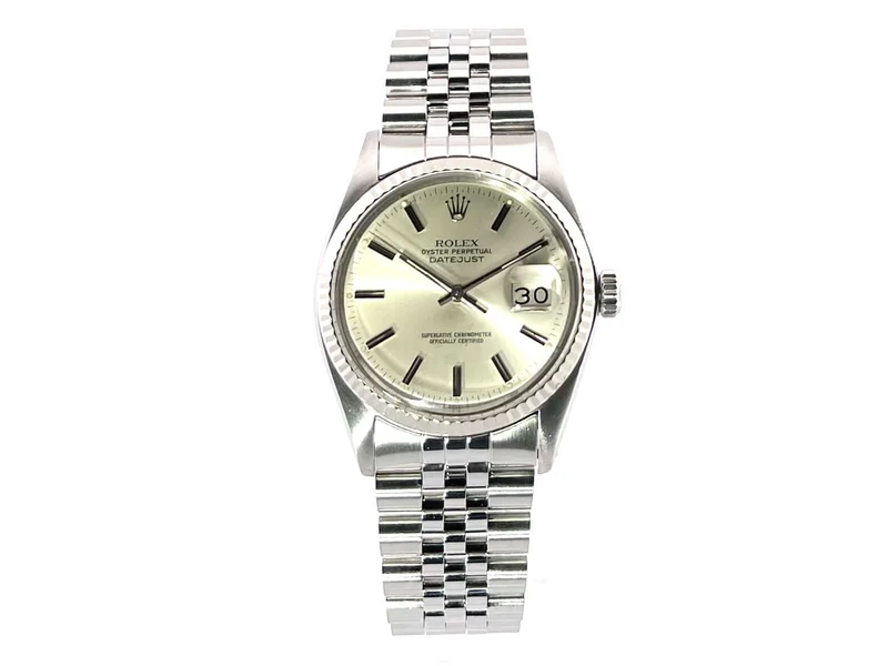 Rolex Datejust 36 Silber Index 16014