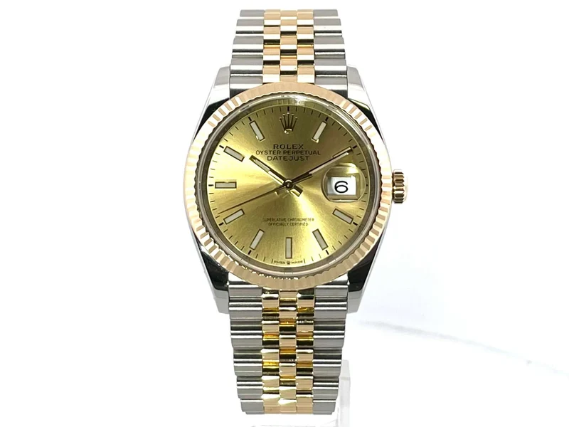 Rolex Datejust 36 126233 Champagner Jubile-Band aus 2018